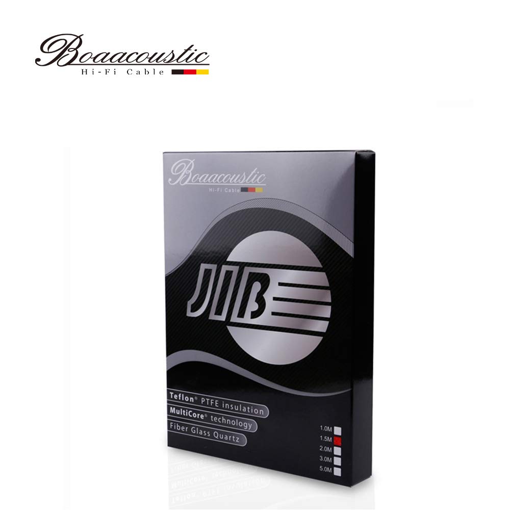 BOAACOUSTIC Audiophile Klinke auf Cinch Kabel 3,5mm Klinke Chinch Stereo Audio Kabel für TV, PC, Handy, MP3-Player, Lautsprecher, Heimkino, Autoradio, Tablet, Verstärker, Soundbar usw. (1m)