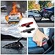 2 Stück Auto Notfallhammer, 2 in 1 Gurtschneider & Glasbrecher, Sicherheitshammer Auto für Autoscheiben, Glasbrecher Auto Essentials,Notfallhammer fürs Auto,Bus(Schwarz+Rot)