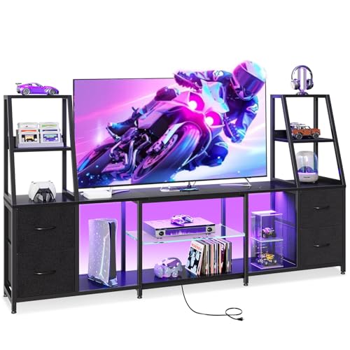 Casaottima LED TV Stand for 50–65 Inch TVs with Power