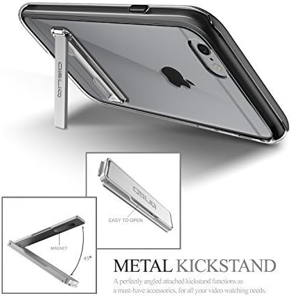 iPhone 6 Case, OBLIQ [Naked Shield][Mint][Metal Kickstand] Slim Fit Crystal Clear Scratch Resist Heavy Duty Protection Dual Layer Case for Apple iPhone 6S (2015) & iPhone 6 (2014)