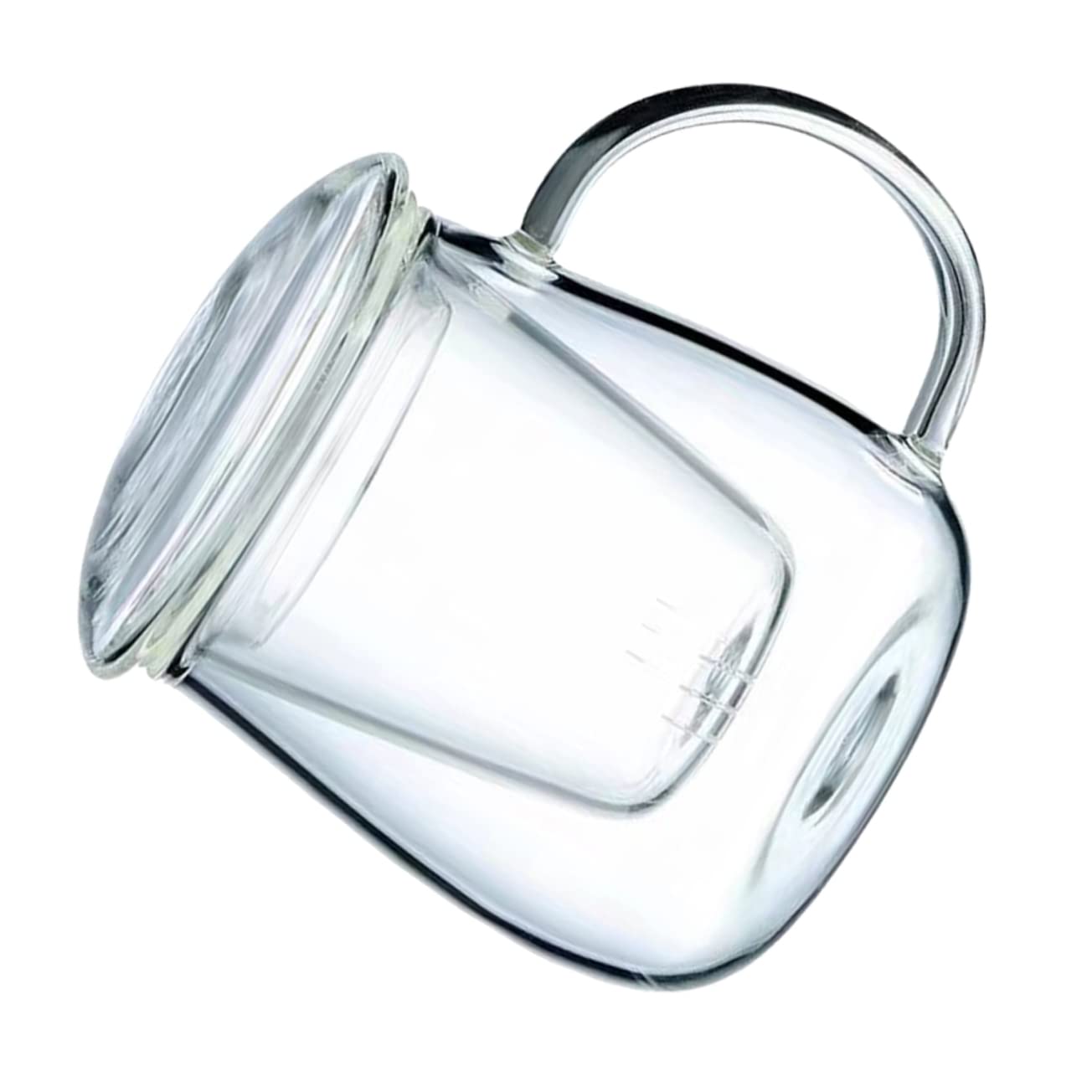 Tasse à thé en verre avec filtre intégré mug infuseur de thé pour le bureau