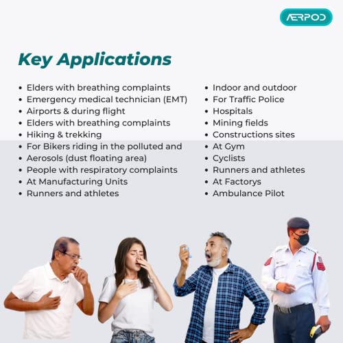 Image of Wearable Air Purifier - Pure Air, Every Breath - Protection for the Immunocompromised with Exceptional Air Quality on the Go APNFH100-H