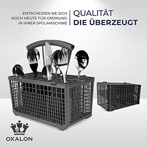OXALON® Bestekmand, vaatwasser, universeel met robuuste bodem door golfvorm en stabiele stand, bestekmand vaatwasser, aangename draaggreep met geïntegreerde waterafvoer - Image 8