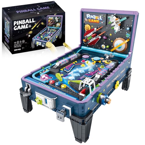 JTBBOY Pinball Machine Building Blocks Set - Creative DIY Construction