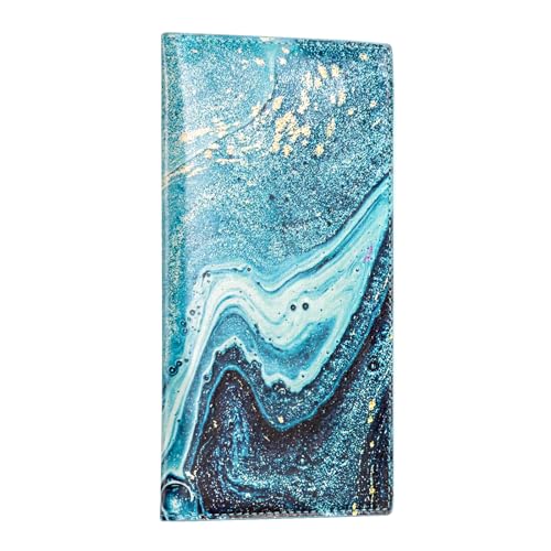 Image of CoBak Checkbook Cover for Women & Men - PU Leather Case with RFID Blocking | Classic Design Check Book Holder for Personal and Business