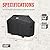 Weber Genesis II 400 Series Premium Grill Cover, Heavy Duty and Waterproof, Fits Grill Widths Up To 65 Inches