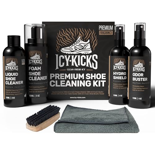 ICYKICKS 6-in-1 Sneaker & Shoe Cleaning Kit