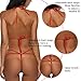 Tuopuda Mujer V Profundo Mini de Encaje Babydoll de Lencería Transparente Tanga...