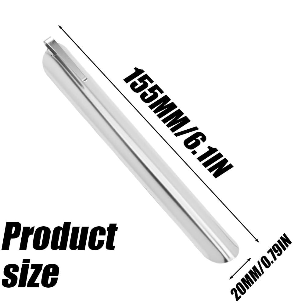 Wvapzwr 2Pcs Table Crumb Sweepers for Servers, Restaurant Crumb Sweepers, Stainless Steel Table Crumbers with Pocket Clip, Bread Crumber Cleaner for Tablecloths in Restaurants and Homes