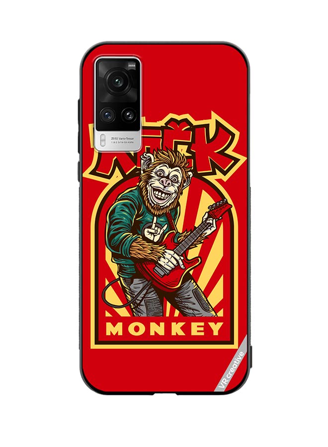 VR Creative Protective Case Cover For Vivo X60 Pro Rock Monkey Design Multicolour