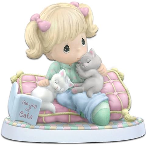 The Hamilton Collection Precious Moments Home is Where My Cats are Figurine Cover