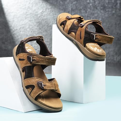 Image of Woodland Men's Leather Sandal