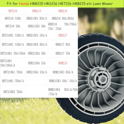 Lawn Mower Wheels - Side View