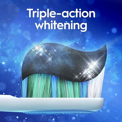 Crest 3D White Advanced Charcoal Toothpaste, Fresh Mint, 3.3 oz (Pack of 3), Whiter Teeth in 5 Days, Enamel Safe Fluoride Anticavity Toothpaste for Stain Removal and Prevention - image 7