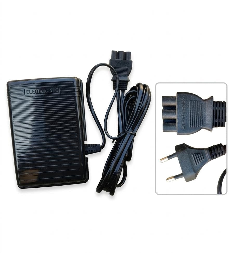 Sewing Machine Foot Controller | Sewing Machine Pedal for Automatic Machines Singer | Indian Plug (Black) | 220-240V Speed Control | Singer Foot Pedal |-image-4