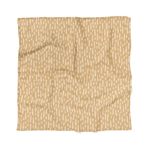Image of Mini Wander Swaddles for Newborns Muslin Swaddle Blankets - Breathable Soft Gender Neutral Receiving Blanket Baby Essentials | 47 x 47 Cotton - (Wheat (Almond)