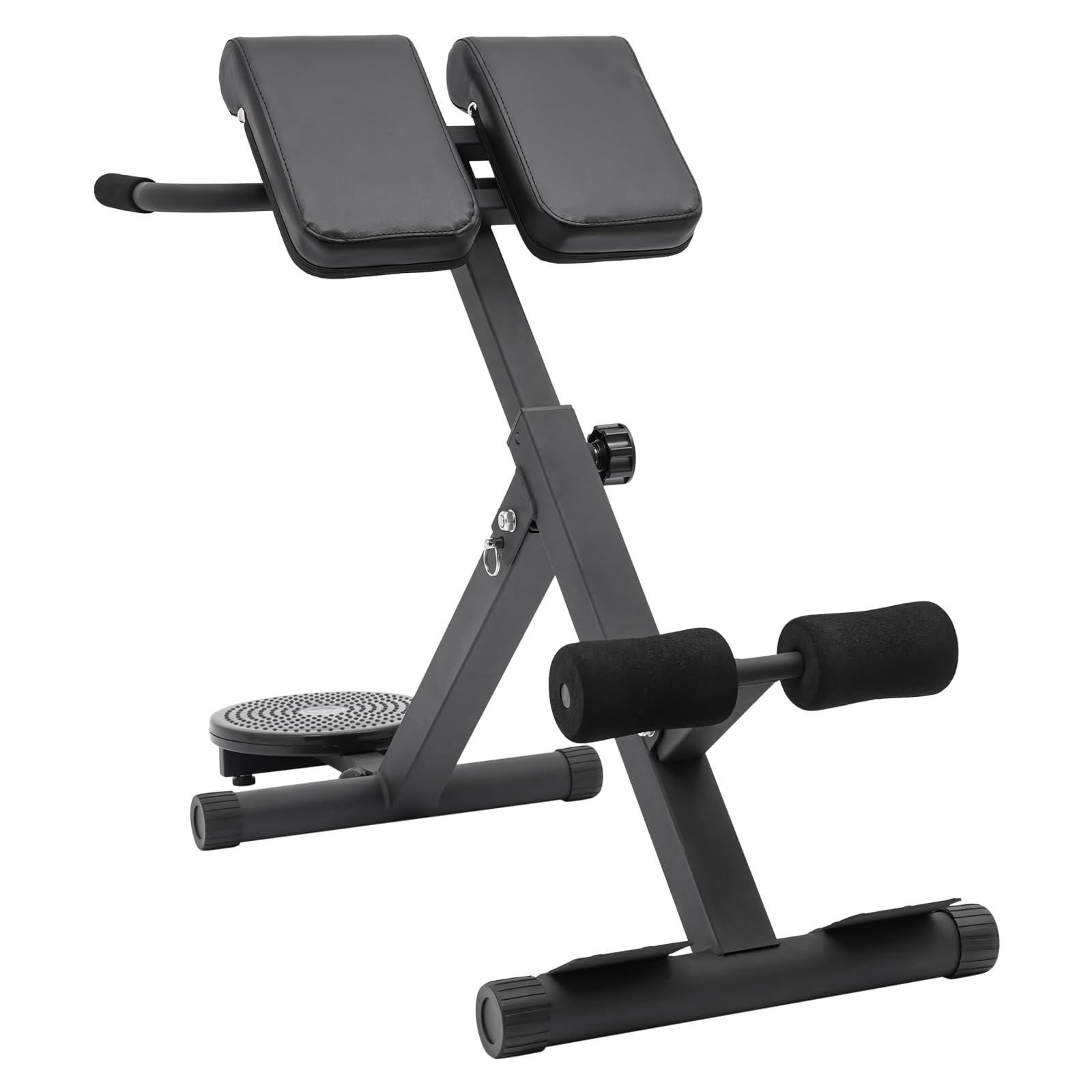 Hyperextension Appareil de musculation pour abdominaux réglable en hauteur - Chaise romaine - Pour le sport - Pliable - Multifonctionnel - Banc d'hyperextension - Appareil de fitness pliable - Jusqu'à