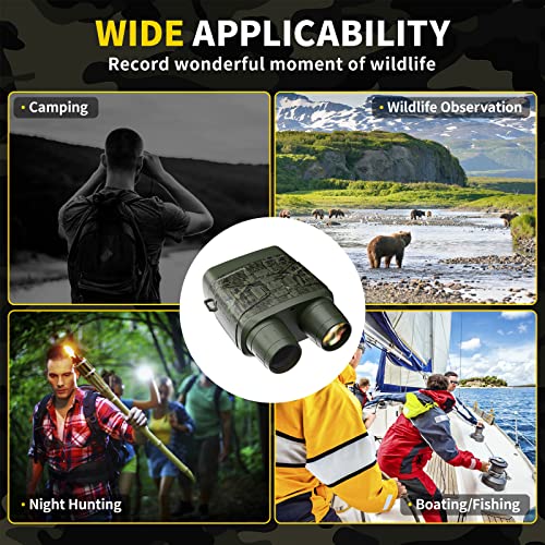 Hexeum NV4000C Night Vision Goggles - 4K Night Vision Binoculars For Adults, 3'' Hd Screen Binoculars Can Save Photo And Video With 32Gb Tf Card, Camouflage thumb #6