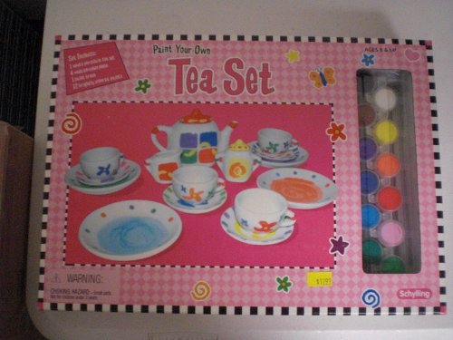 Schylling Paint Your Own Tea Set