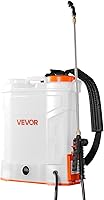 VEVOR 3.2 Gal Battery Powered Backpack Sprayer - 18V Electric Weed Killer with 0-90 PSI, 2Hr Runtime, 5 Nozzles & Retractable Wands for Garden Lawn