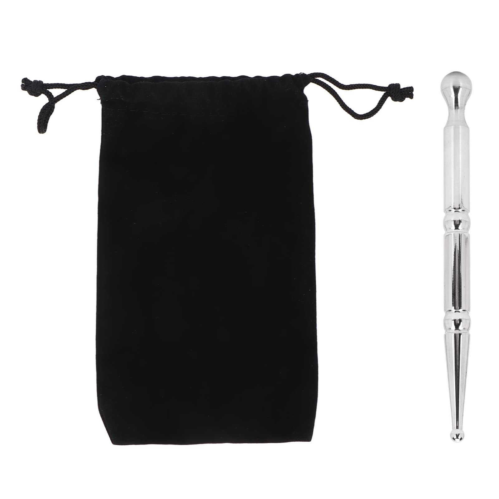 plplaaoo Stainless Steel Deep Tissue Massage Tool,Acupuncture Pen, Acupressure Point Pen, Manual Acupuncture Massage Pen, Facial Reflexology Tools, for Full Body Meridian Pain Relief