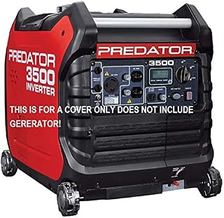 GCD Predator 3500 watt Generator Cover Custom Fit (Black) in Stock