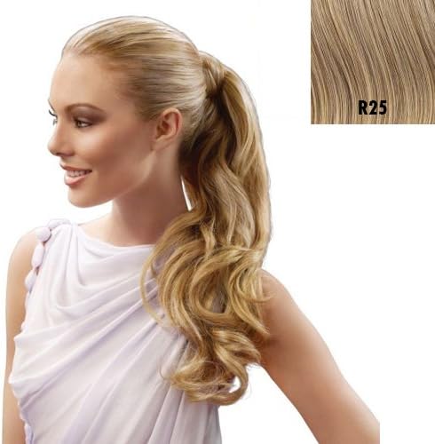 23 Inch Wrap Around Pony Extension By Jessica Simpson - R25 Ginger Blonde