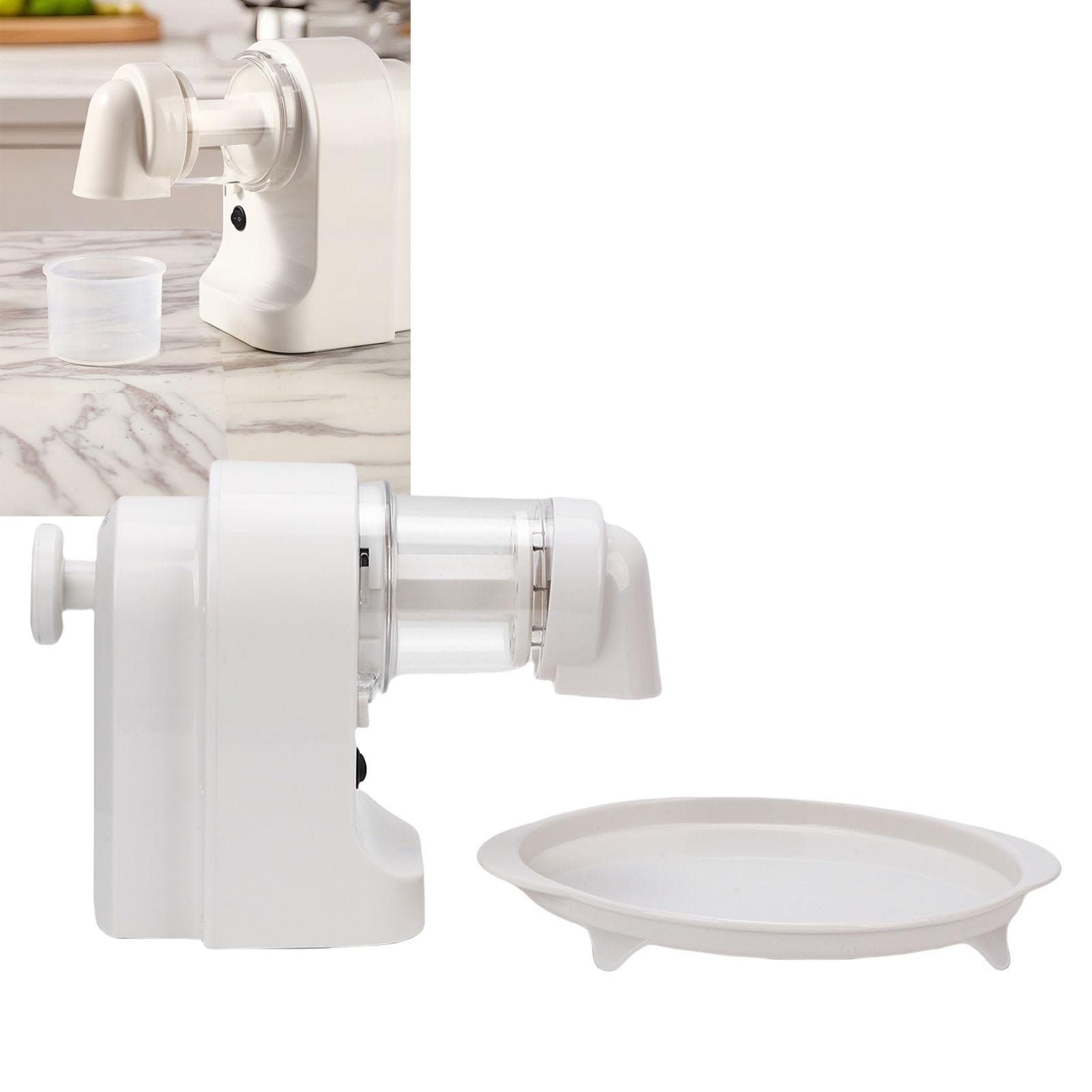 Domary Electric Ice Shaver Powerful Quiet Shaved Ice Machine for Home
