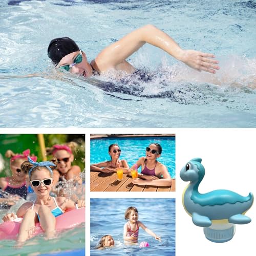 Flotteur piscine chlore canard diffuseur ajustable pour tablettes choc de spa