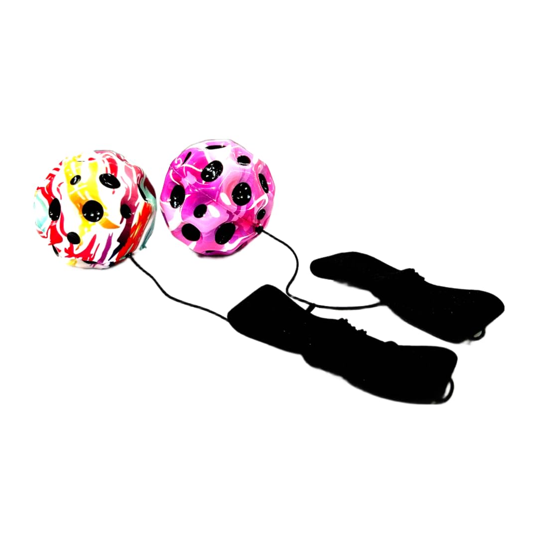 Knick Knack Moon Ball Super High Bounce and Pop Sounds Easy to Grip and Catch, String Rubber Rebound Ball Wrist Band Toy for Kids & Adults (Random Color) (Pack of 2) (B0DFCTS7J1) Amazon Price History, Amazon Price Tracker