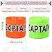 YELARXI Soccer Captain, Soccer Captain Armbands Elastic Adjustable Leader Armband Sport Protective Arm Badge Band for Adult Football Volleyball Team Training (6 Pack, Orange/Bright Green)