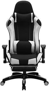 Silla de la computadora ZUQIEE Silla Sillas Y Mesas de estilo Racing Presidente E-Sports ordenador respaldo alto de estilo Ingeniería Humana Silla giratoria for el juego de Trabajo (Color: Color de im