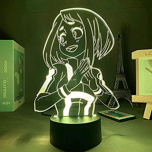 JYDNBGLS Anime led Nachtlampje Anime 16 Kleuren Remote Beste Verjaardag Kerst Anime Geschenken Anime Mijn Hero Academia… - Image 3