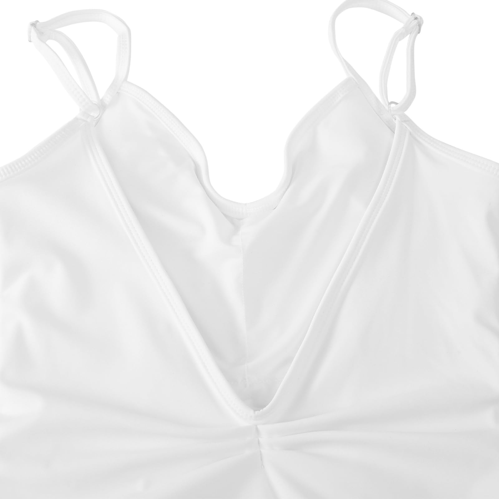 HROYL Mujer Maillot de Danza Ballet sin Mangas Leotardos para Danza Baile Gimanasia Ritmica para Mujer,C11