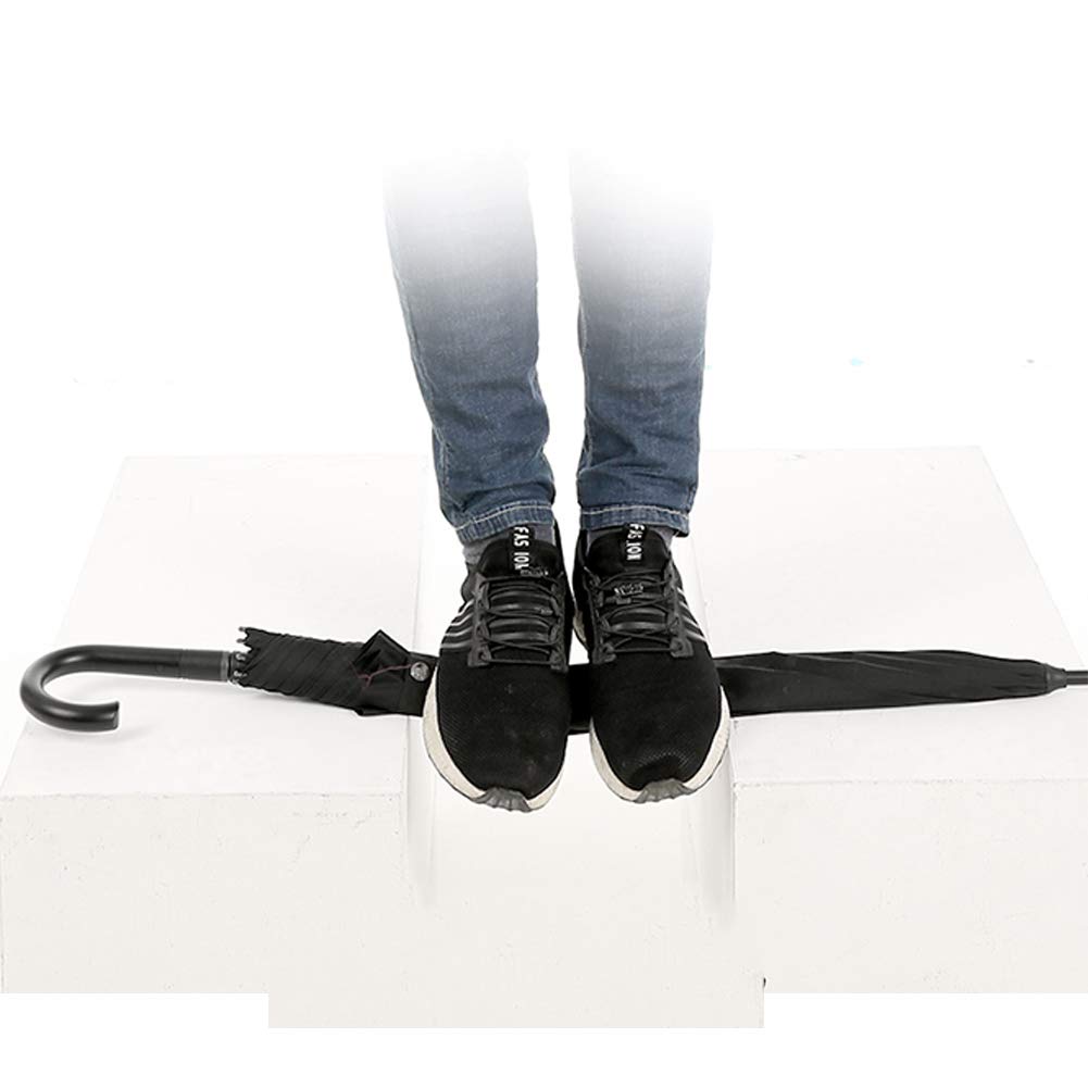 Umbrella Paraguas, Apertura/Cierre Automático, Paraguas De Viaje Impermeable, Luz Ergonómica Y Paraguas Portátil, Funda Protectora Portátil Y Asa Antideslizante, Negro