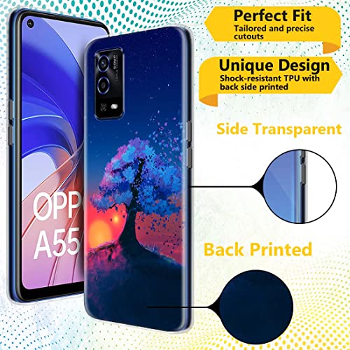 Image of Fashionury Designer Case for Oppo A55 - Printed Back Cover - D0050