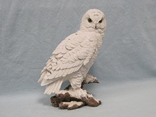 Estatua de Búho Nevado sobre Rama miniatura 2