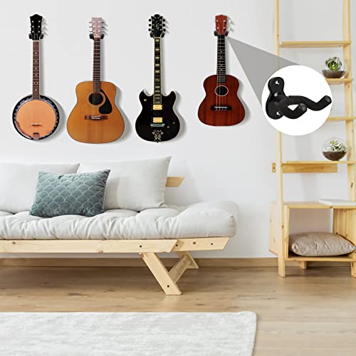 Heveer Support Guitare Mural 2 Pièces Crochet de Guitare en Métal Antidérapant pour Mural Ukulele Guitare Electrique… - Les Beatles, Paul McCartney, John Lennon, RIngo Starr, George Harrison Heveer Support Guitare Mural 2 Pièces Crochet de Guitare en Métal Antidérapant pour Mural Ukulele Guitare Electrique… – Image 3