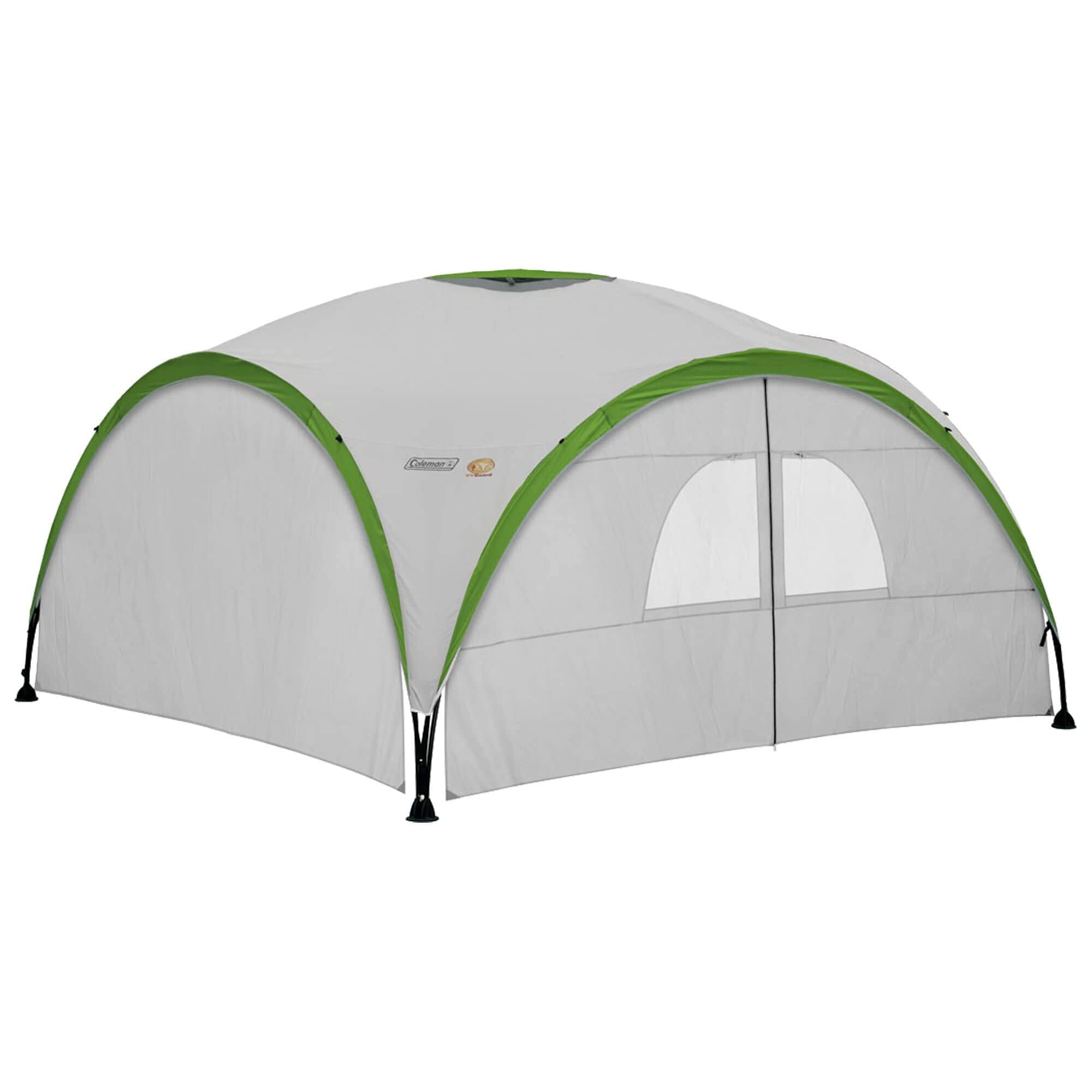 Coleman Gazebo Event Shelter Pro XL Bundle – 1 Veranstaltungszelt Pro, 1 Solarwand mit Tür, 3 Seitenteile | für Camping und Garten
