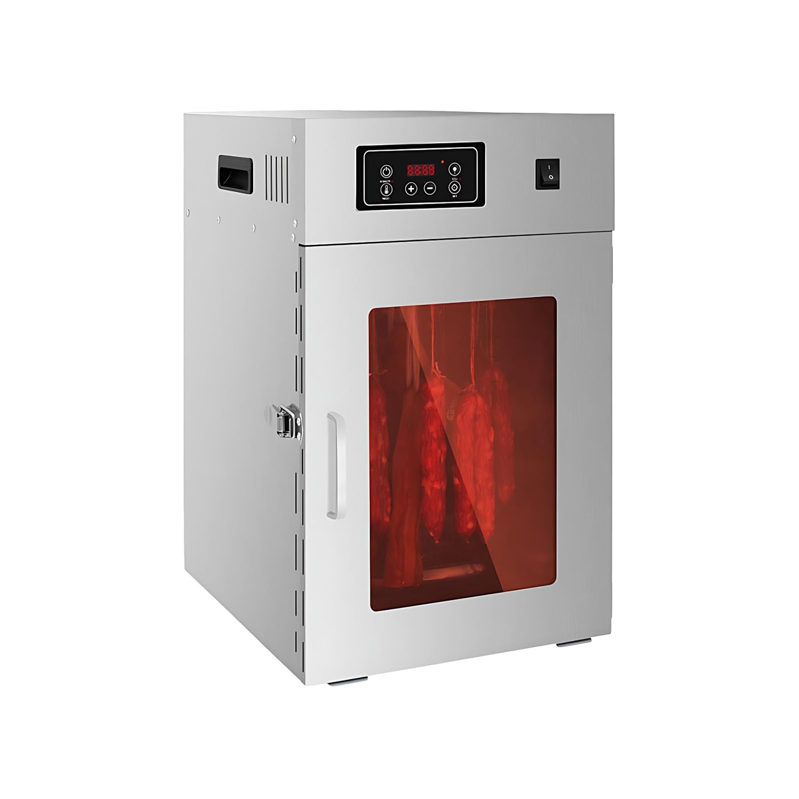 Essiccatore per Ristorante, Essiccatore Uso Ristorazione Rotante 800w Con Asciugatura Carne E Timer Digitale per Jerky E Salsicce