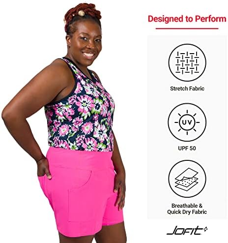Jofit Apparel Women’s Athletic Clothing Pull On Shorts 5.25" for Golf & Tennis 3 Jofit Apparel Women’s Athletic Clothing Pull On Shorts 5.25" for Golf & Tennis