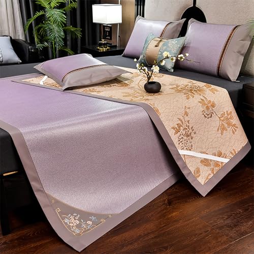 Tapis en bambou double face de qualité supérieure pour lit