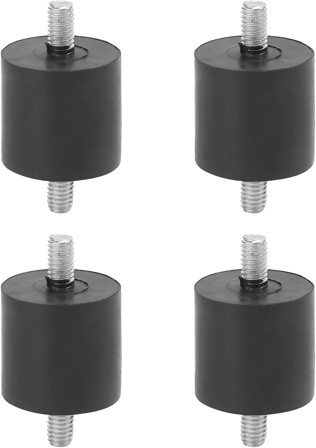 4Pcs Rubber Vibration Isolators for Air Compressor Generator and Motor Anti Vibration Mounts Reduce Noise and Enhance Stability(M8)