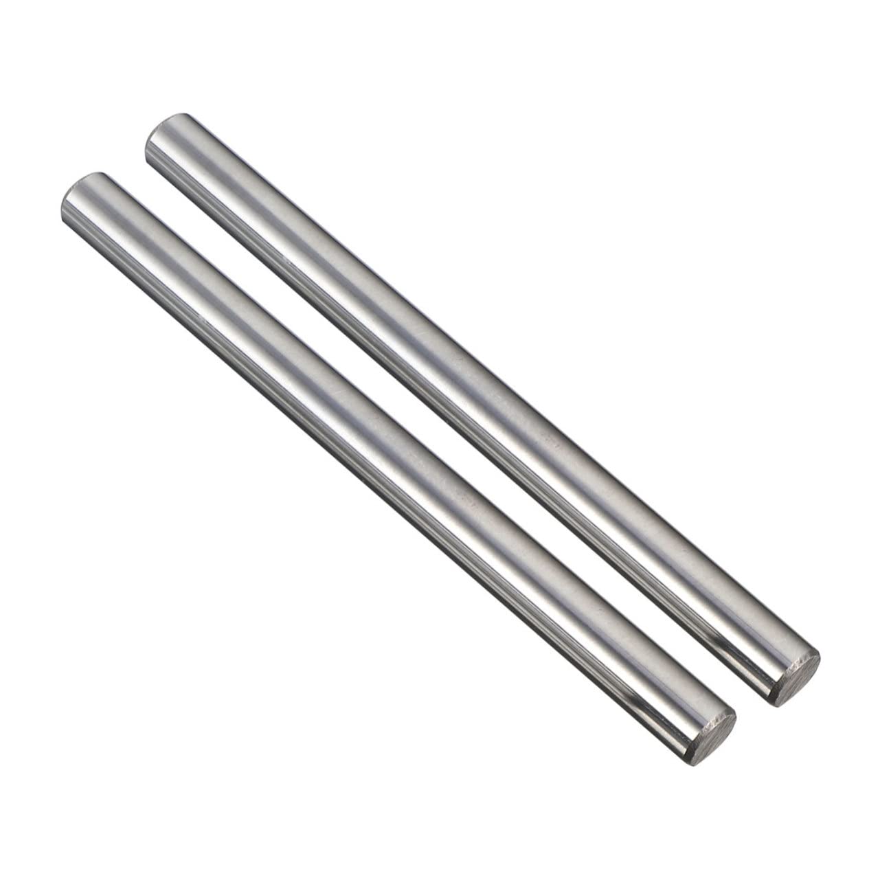 BELLIFFY 2pcs Printer Optical Axis Linear Axis Linear Bearings Printers Optical Axis Linear Motion Bushing Shafts Precision Linear Motion Guides Linear Shafting Linear Motion Rods Steel