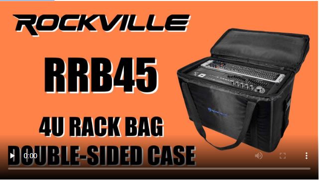 Amazon.com: Rockville RRB45 4U Rack Bag with Double-Sided Access