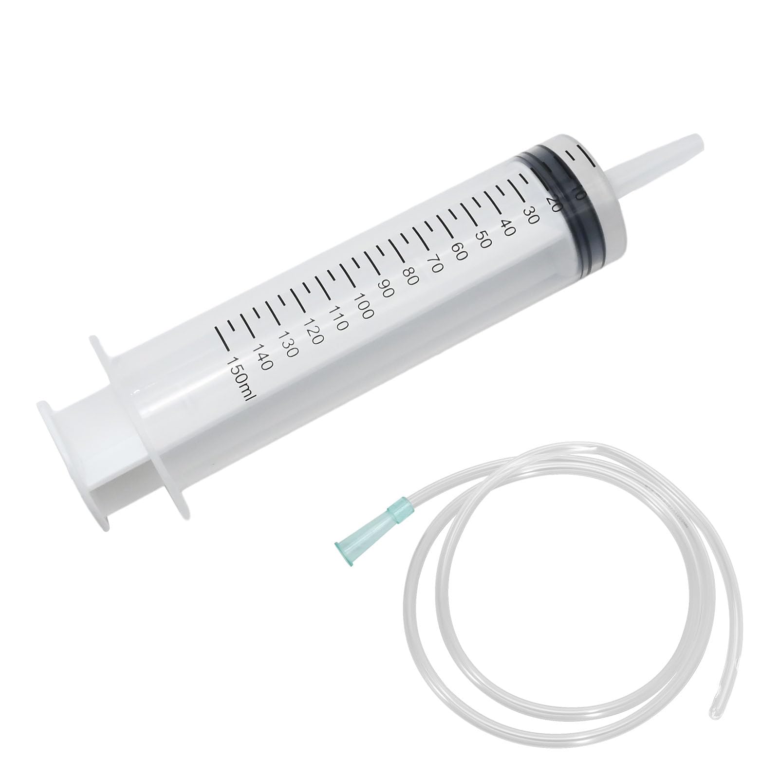 150ml Large Syringe ,Plastic Syringe with 40 Inches Plastic Tubing for Scientific Labs,Liquid,Plant Irrigation,Perfumes,Inks,Feeding Pets