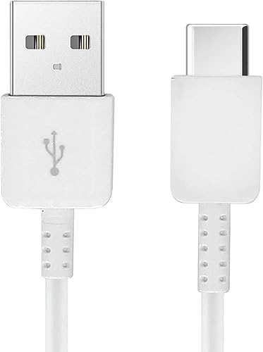 Auténtico cable USB tipo C corto de 8 pulgadas funciona con Mercedes 2020 GLS también cargas rápidas más transferencia de datos (blanco)