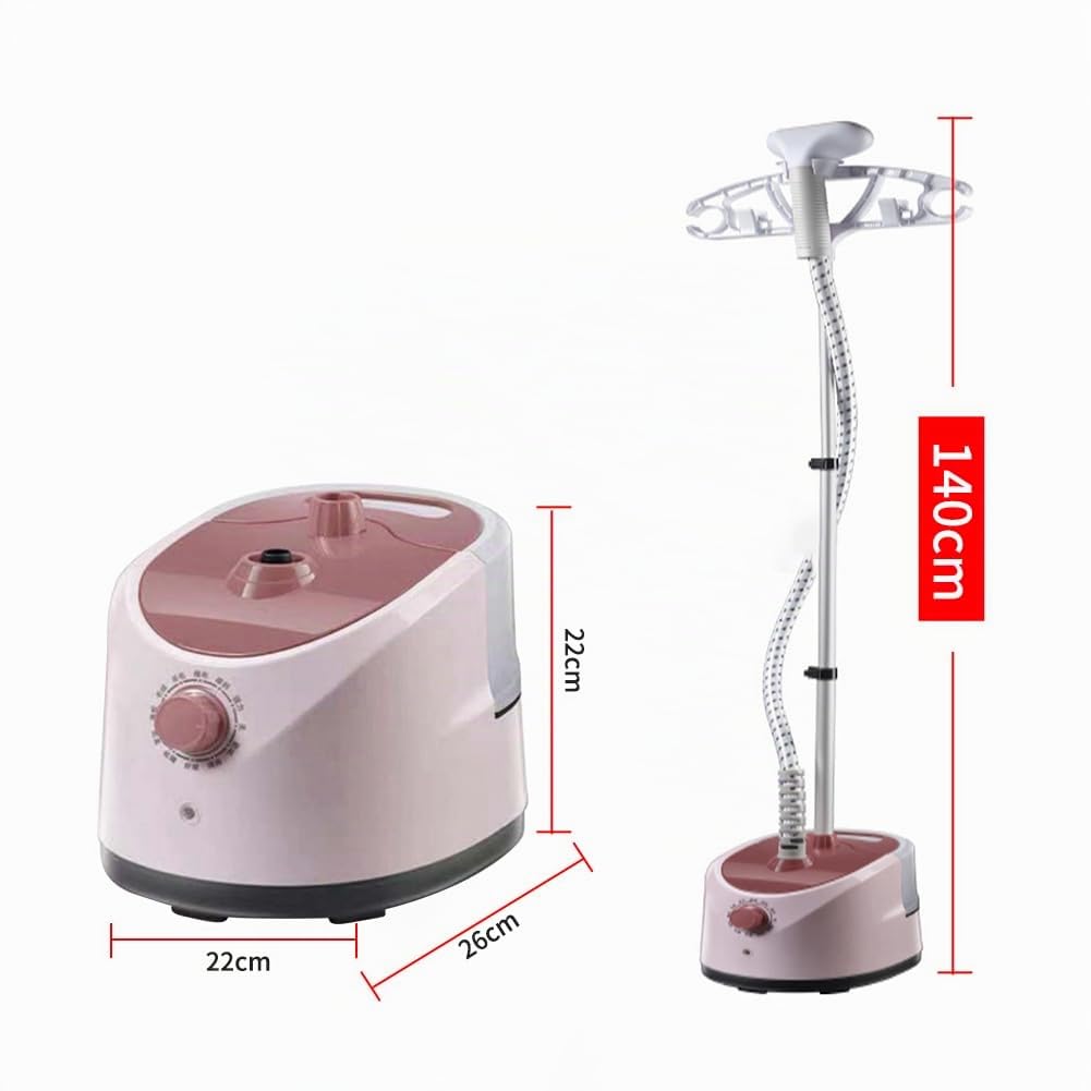 Vaporizador Vertical Profesional de Pie, 2000W, Tanque de Agua 1.8L, para Ropa, Trajes, Cortinas y Camisas