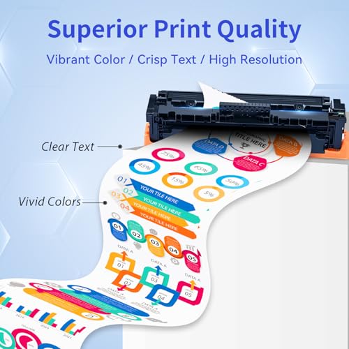 MYCARTRIDGE Ersatz für HP 219X (Mit Chip) für 219A 219X für HP Color LaserJet Pro MFP 3302FDWG Toner für 3302SDWG 3302FDNG 3302FDW 3302SDW 3302FDN 3202DN 3202DW für W2190X W2190A (4er Pack)