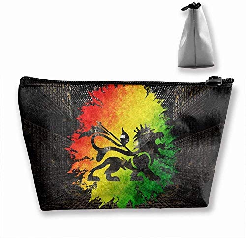 Preisvergleich Produktbild Reggae Kulturbeutel, Rasta-Flagge, Löwen, multifunktional, tragbar